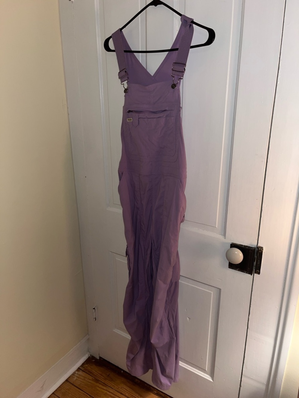 Duluth Trading Co  lavender Women's Overalls Jumpsuit medium x 29